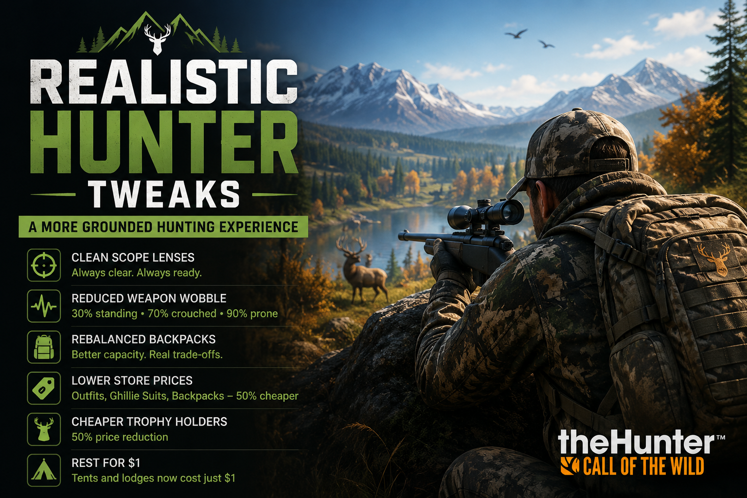 Realistic Hunter Tweaks
 screenshot 1
